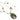 Collier court tibétain - Rubis zoisite