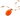 Collier court Tibétain - ONYX ORANGE