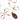 Collier court tibétain - Corundum Saphir rouge - Mix Tourmaline