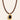 Collier Riviera - Quartz coloré bleu foncé