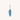 BOUCLE D'OREILLE - TURQUOISE PLUME